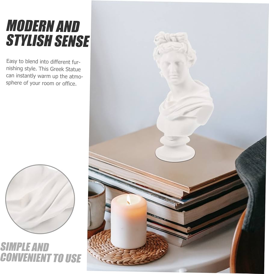 Amazon｜Totority 古代風スケッチ胸像 彫像の装飾 精巧な置物 リビング